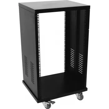 ROADINGER Steel Rack SR-19, 24U, 19 colių, juodas, surenkamas, 50 kg apkrova 30103198