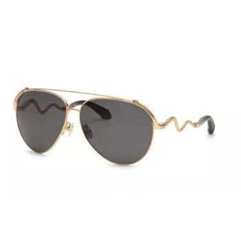 Roberto Cavalli SRC090M650300 Moteriški Akiniai nuo Saulės - Acetato Rėmelis, UV400 Apsauga, 65 mm Lęšiai