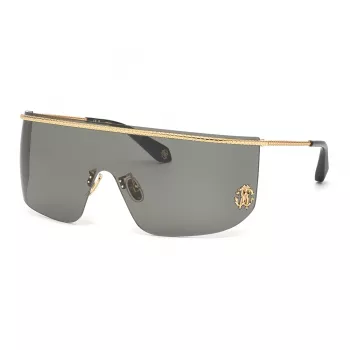 ROBERTO CAVALLI Unisex Sunglasses SRC012M990300 Oversized Plastic Frame UV400