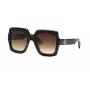 Roberto Cavalli SRC108-5204BL moteriški katės akies formos akiniai nuo saulės, mėlyno Havana rašto rėmelis, gradientiniai mėlyni lęšiai, 52mm