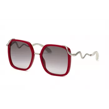 Roberto Cavalli moteriški akiniai nuo saulės SRC003M5509EZ Oversized Grey Gradient 55mm