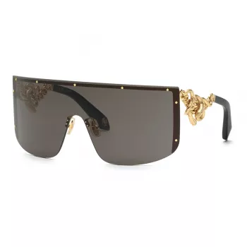 Roberto Cavalli moteriški akiniai nuo saulės SRC015M990300 Oversized Full-Rim Plastic