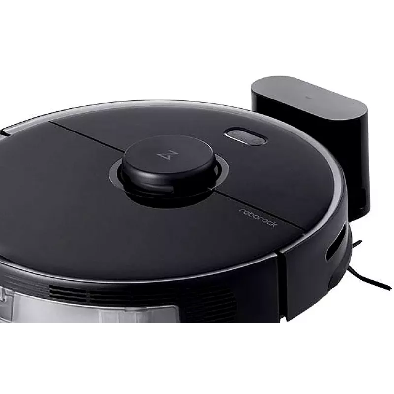 Roborock S5 Max dulkių siurblys robotas – be maišelio – juodas – apvalus – 0,46 l – kilimams ir kietoms grindims