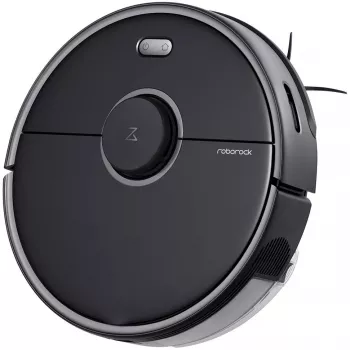 Roborock S5 Max dulkių siurblys robotas – be maišelio – juodas – apvalus – 0,46 l – kilimams ir kietoms grindims