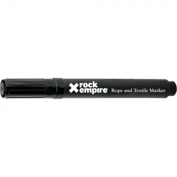 Rock Empire Rope Marker Pen - Black, Permanent, Waterproof, UV-Resistant, Abrasion-Resistant, Fast-Drying, Felt Tip, Non-Toxic, for Climbing, Caving, Arborist, Rescue Ropes
