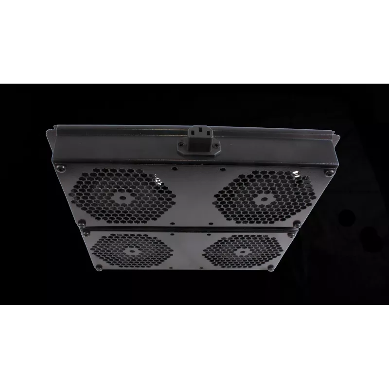 Rockstable 19 inch aušinimo elementas – ventiliatorių padėklas su įmontuotu ventiliatoriumi – plienas – juoda – 1 vnt. – 2,92 kg (RS19-FT68)