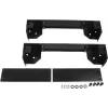 Rockstable 19 Inch Rolling Plinth - Black - SPCC Steel - 600 mm Width - 800 mm Depth