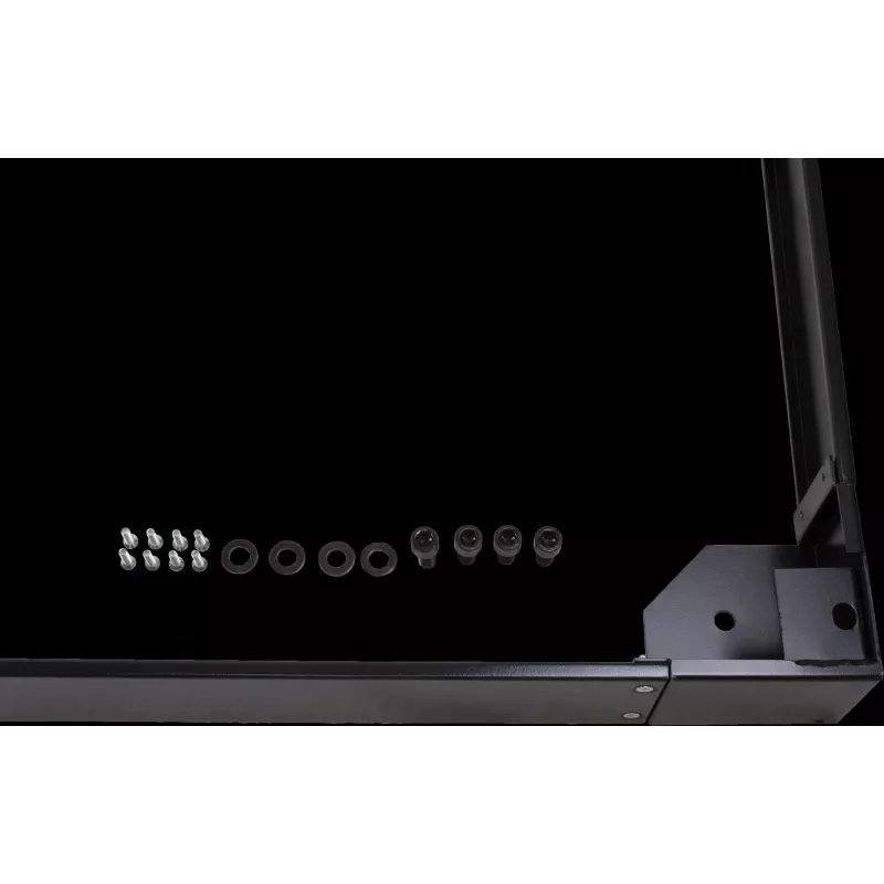 Rockstable 19 colių riedėjimo cokolis – ratukų platforma – juodas – SPCC plienas – 600 mm x 1000 mm