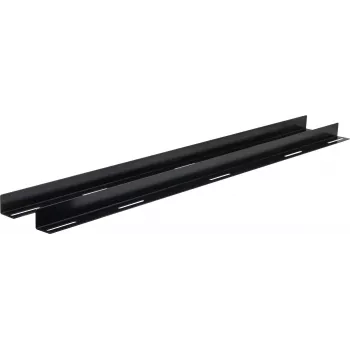 Rockstable 19 L-Support Rails 1200 mm gylio stelažams - stelažo bėgių rinkinys - juoda - plienas - 48,3 cm (19 colių) - 35 mm - 950 mm