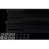 Rockstable 19 L-Support Rails 1200 mm gylio stelažams - stelažo bėgių rinkinys - juoda - plienas - 48,3 cm (19 colių) - 35 mm - 950 mm