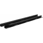 Rockstable 19 L-Support Rails 1200 mm gylio stelažams - stelažo bėgių rinkinys - juoda - plienas - 48,3 cm (19 colių) - 35 mm - 950 mm