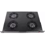 Rockstable 1U 19 colių stovo vėdinimo įrenginys - aušinimo ventiliatorius - integruotas ašinis ventiliatorius - 440 m³/h - plienas - juodas - 1 vnt. (RS19-FT1U4TM)