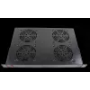 Rockstable 1U 19 colių vėdinimo elementas - aušinimo ventiliatorius - įmontuotas ventiliatorius - 440 m³/h - plienas - juodas - 1 vnt. (RS19-FT1U4)