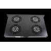 Rockstable 1U 19 colių vėdinimo elementas - aušinimo ventiliatorius - įmontuotas ventiliatorius - 440 m³/h - plienas - juodas - 1 vnt. (RS19-FT1U4)