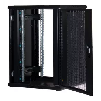 Rockstable 22U 19 colių serverio spinta su tinklinių durimis - laisvai pastatomas stovas - 22U - 800 kg keliamoji galia - rakinamos durys - tvirtinimo bėgeliai - reguliuojamos kojelės (RS19-8822PP)