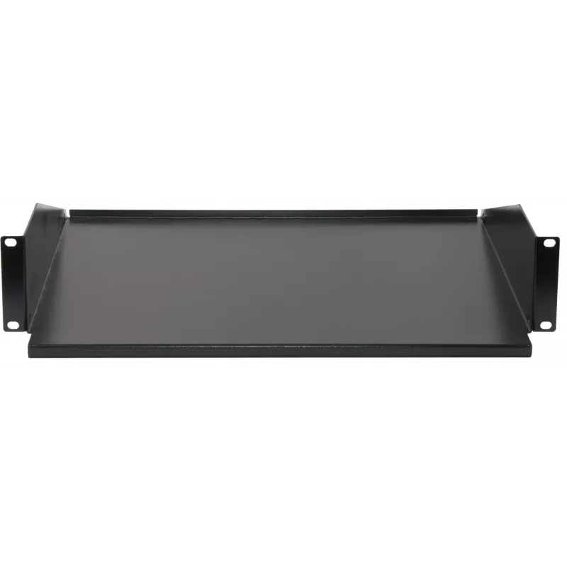 Rockstable 2U 19 Inch Fixed Rack Shelf - Steel - Black - 2,75 kg (RS19-FH21)