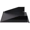 Rockstable 2U 19 Inch Fixed Rack Shelf - Steel - Black - 2,75 kg (RS19-FH21)