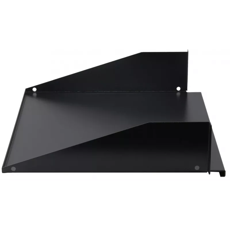 Rockstable 2U 19 Inch Fixed Rack Shelf - Steel - Black - 2,75 kg (RS19-FH21)