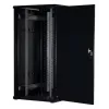 Rockstable 32U 19 colių serverio spinta su stiklo durelėmis – laisvai pastatomas stovas – 32U – 800 kg – užrakinamos durelės – tvirtinimo bėgeliai – reguliuojamos kojelės (RS19-8032)
