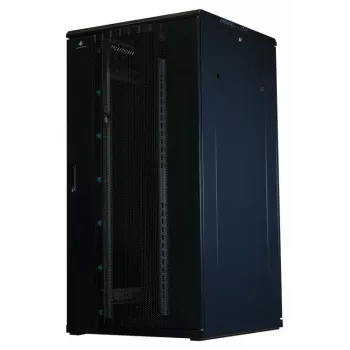 Rockstable RS19-8832PP 32U 19 colių serverio spinta su tinklinėmis durelėmis - laisvai pastatomas stovas - 800 kg talpa - su užraktu - tvirtinimo bėgeliai - reguliuojamos kojelės