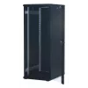 Rockstable 32U 19 colių serverio stovas su stiklinėmis durelėmis - laisvai pastatomas rėmas - 32U - 800 kg - užrakinamas spyna - montavimo bėgeliai - reguliuojamos kojelės (RS19-6832)