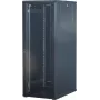 Rockstable 32U 19 colių serverio stovas su stiklinėmis durelėmis - laisvai pastatomas rėmas - 32U - 800 kg - užrakinamas spyna - montavimo bėgeliai - reguliuojamos kojelės (RS19-6832)