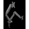 Rockstable RS-MM007 Advanced Dual Monitor Mount – spaustuvinis / per angą laikiklis – 13 kg – 15–27 colių – 100x100 mm – juodas