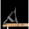 Rockstable RS-MM011B Profesionalus Dvigubo Monitoriaus Stalo Laikiklis – Spaustuvas / Varžtas – 16 kg – 15–32 colių – 100x100 mm – Juodas