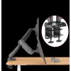Rockstable RS-MM011B Profesionalus Dvigubo Monitoriaus Stalo Laikiklis – Spaustuvas / Varžtas – 16 kg – 15–32 colių – 100x100 mm – Juodas