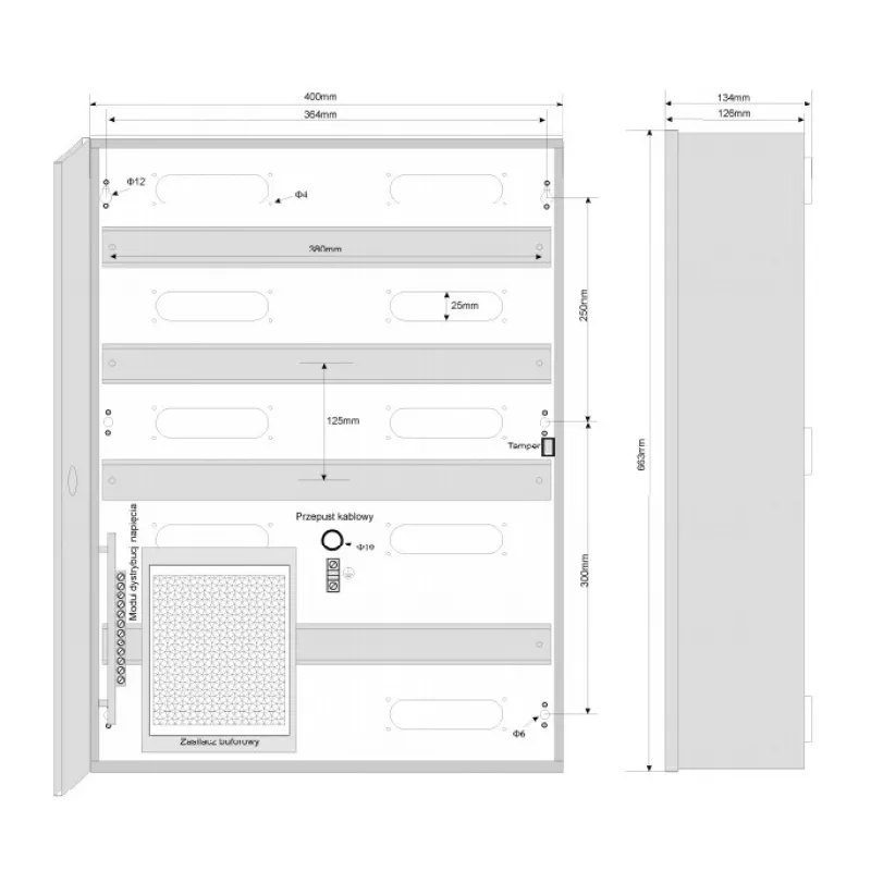 ROGER ME-5-S korpusas