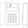 ROGER PR602LCD-DT-O tinklo prieigos valdiklis su LCD ekranu, RACS 5, 4000 vartotojų