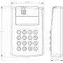 ROGER PR602LCD-DT-O tinklo prieigos valdiklis su LCD ekranu, RACS 5, 4000 vartotojų