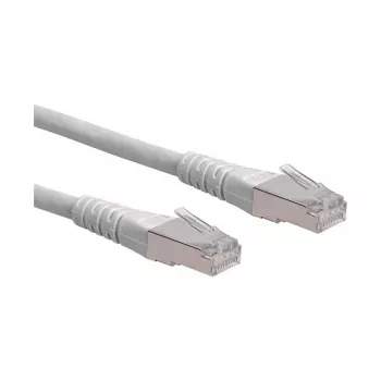 Roline Cat.6 SFTP tinklo kabelis, RJ-45 vyriškas - RJ-45 vyriškas, 1 m, pilkas 21.15.0831