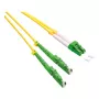 ROLINE OS2 viensiebis dvigubas optinis pataisos kabelis, LSH/APC į LC/APC, 9/125µm, LSOH, geltonas, 2m