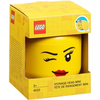 Room Copenhagen LEGO Storage Head Whinky Mini Geltona