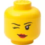 Room Copenhagen LEGO Storage Head Whinky Mini Geltona