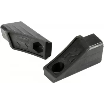 Root Industries Deck Rear Plugs - Juodi nailoniniai triukų paspirtuko denio galų kamščiai (pora)
