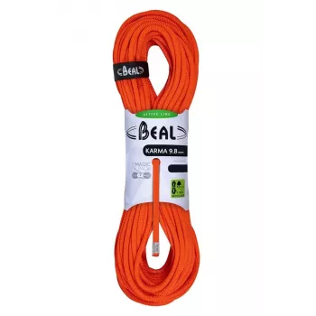 Virvė BEAL Rope feed 9,8mm 80m Solid Orange