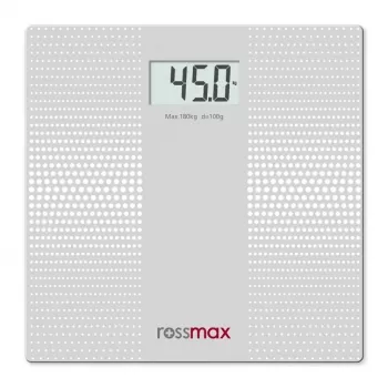 ROSSMAX WB101 Stiklinės asmeninės svarstyklės – itin plonos / elektroninės