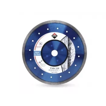 RUBI DIAMOND BLADE TVA 125 x 22.2 mm SUPERPRO sausio pjovimo diskas porceliano keramikai ir granitui