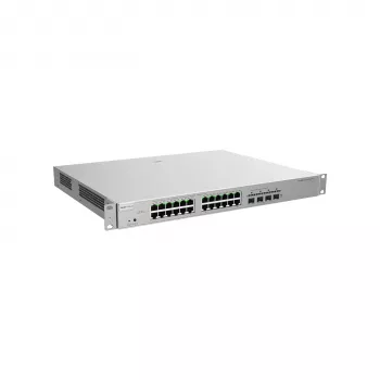 Ruijie Networks RG-NBS5200-24GT4XS-P 24 prievadų Gigabit Layer 3 valdomas PoE+ komutatorius su 4 x 10G SFP+ uplink