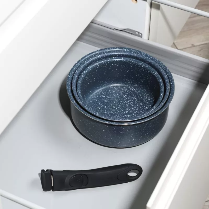 Russell Hobbs RH03294EU7 Nightfall 4 dalių puodų su nuimama rankena rinkinys