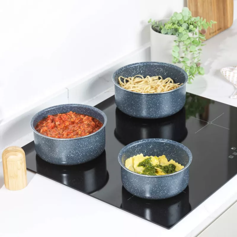 Russell Hobbs RH03294EU7 Nightfall 4 dalių puodų su nuimama rankena rinkinys