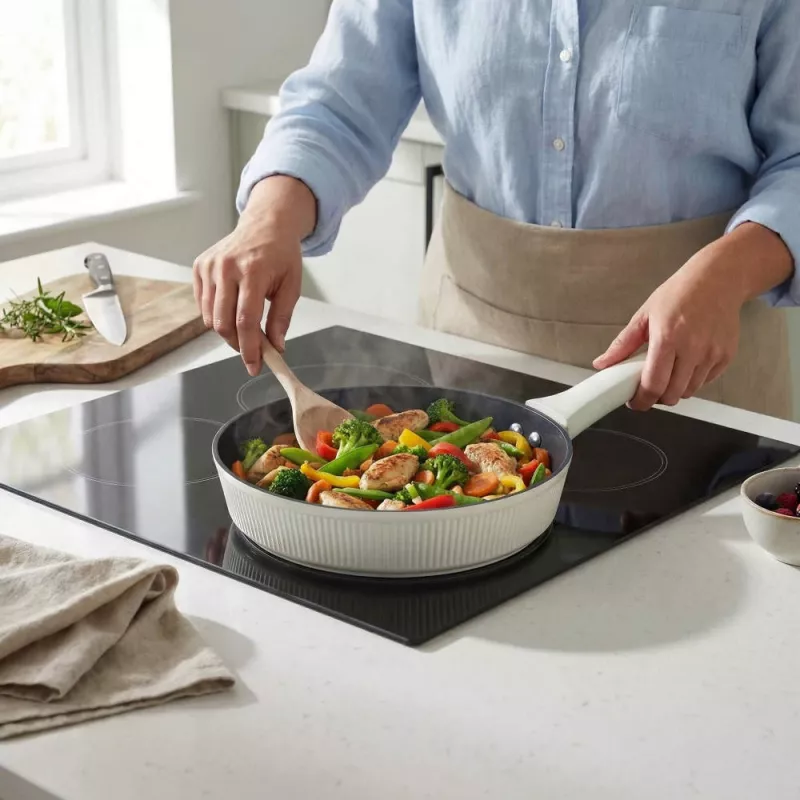Russell Hobbs Cote 28 cm keptuvė, kreminės spalvos