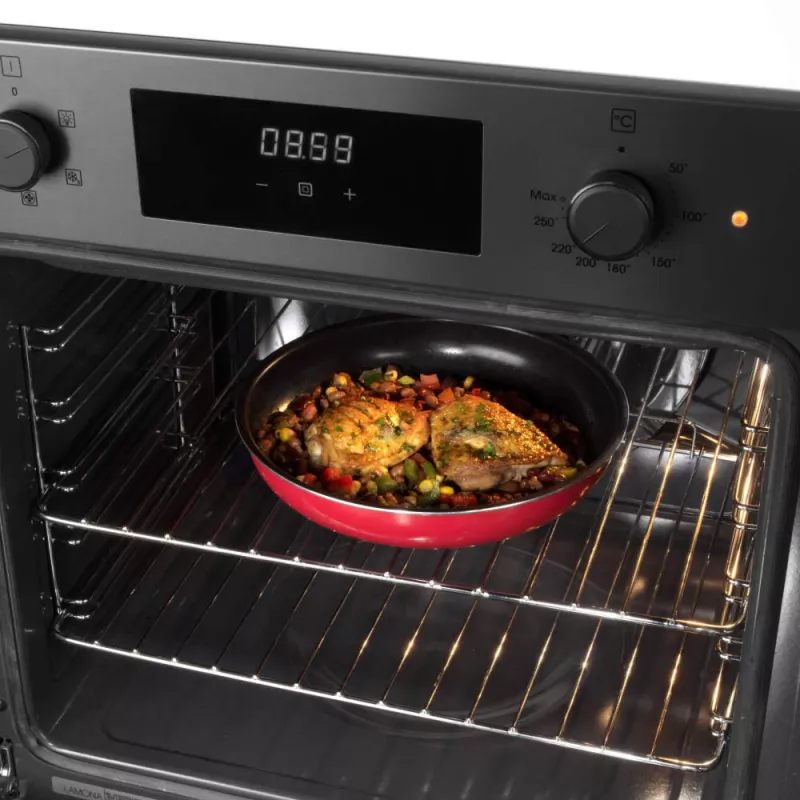 Russell Hobbs RH03995 Riviera 4 dalių keptuvių rinkinys su nuimamomis rankenomis Smart Clip