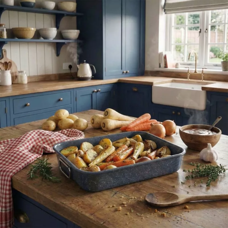 Russell Hobbs RH04097 Nightfall Stone kepimo indas su grotelėmis