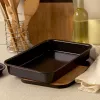 Russell Hobbs Romano 36cm stačiakampis kepimo indas – anglinis plienas, nelipni danga, anglies pilka