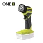 RYOBI 18V ONE+ LED žibintuvėlis, 130 liumenų, su 160° pasukama galvute (be akumuliatoriaus)