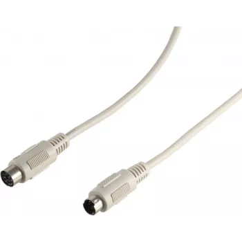 S CONN MAXIMUM CONNECTIVITY ShiverPeaks PS/2 prailginimo kabelis, 6-pin Mini DIN vyriškas į moterišką, 3,0 m, juodas 78106-3