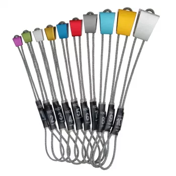 SALEWA Craps Rock Set 1-10 Anodised Wild Country laipiojimo veržlių rinkinys